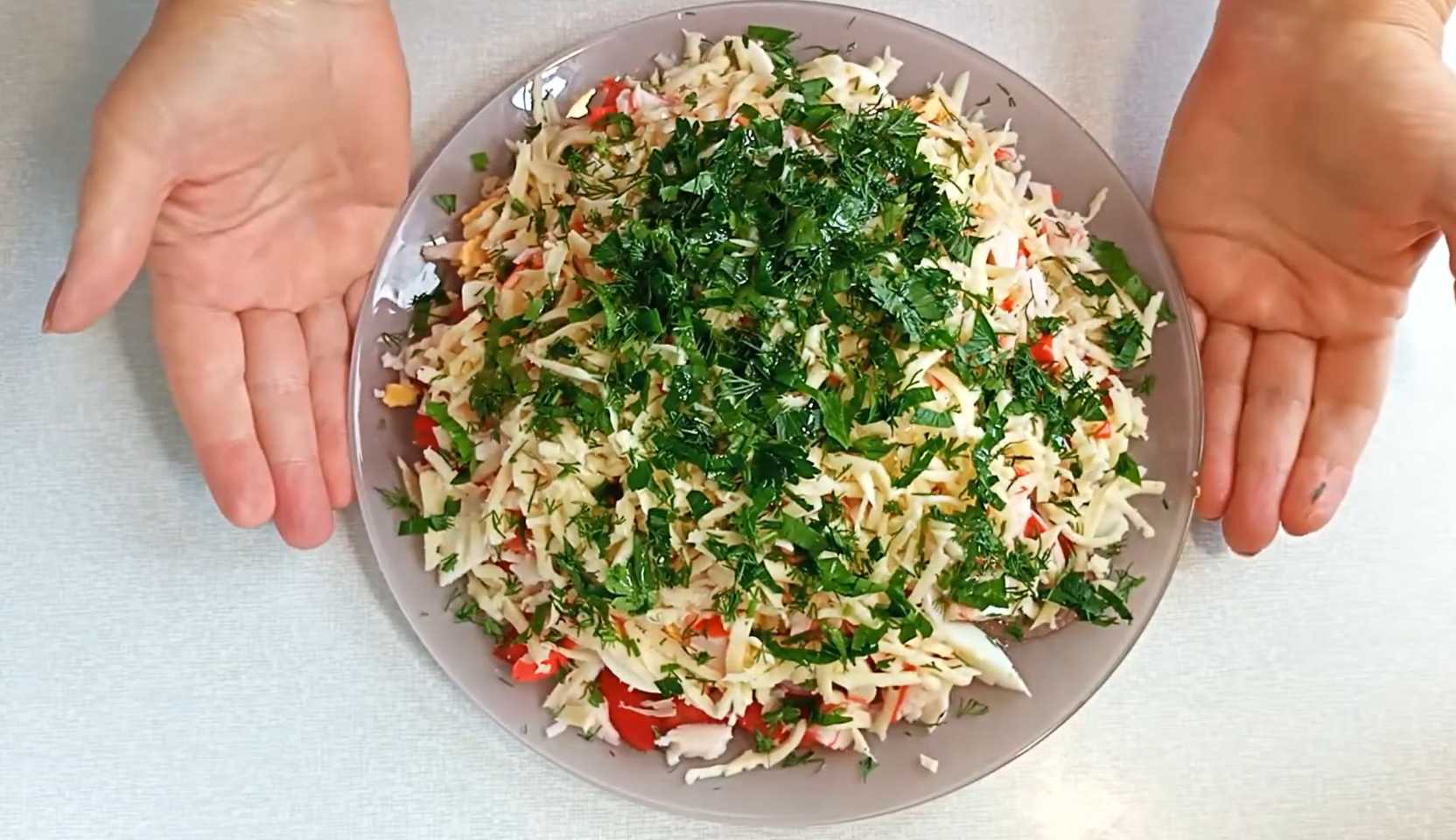 Image du plat : Salade de crabe sans mayonnaise