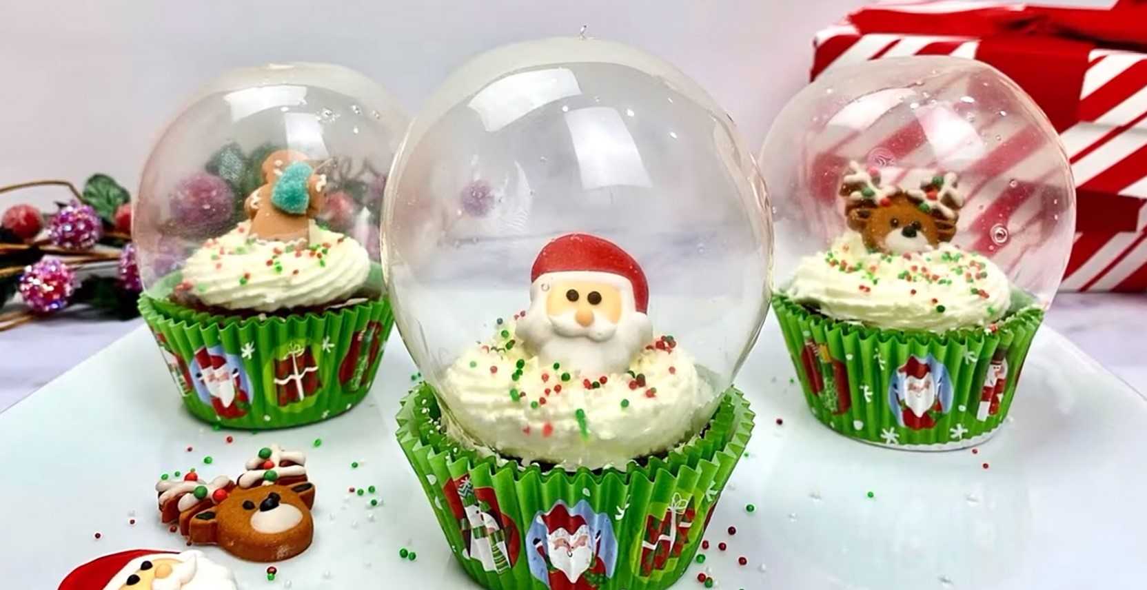 Image du plat : Cupcakes du Nouvel An avec des boules