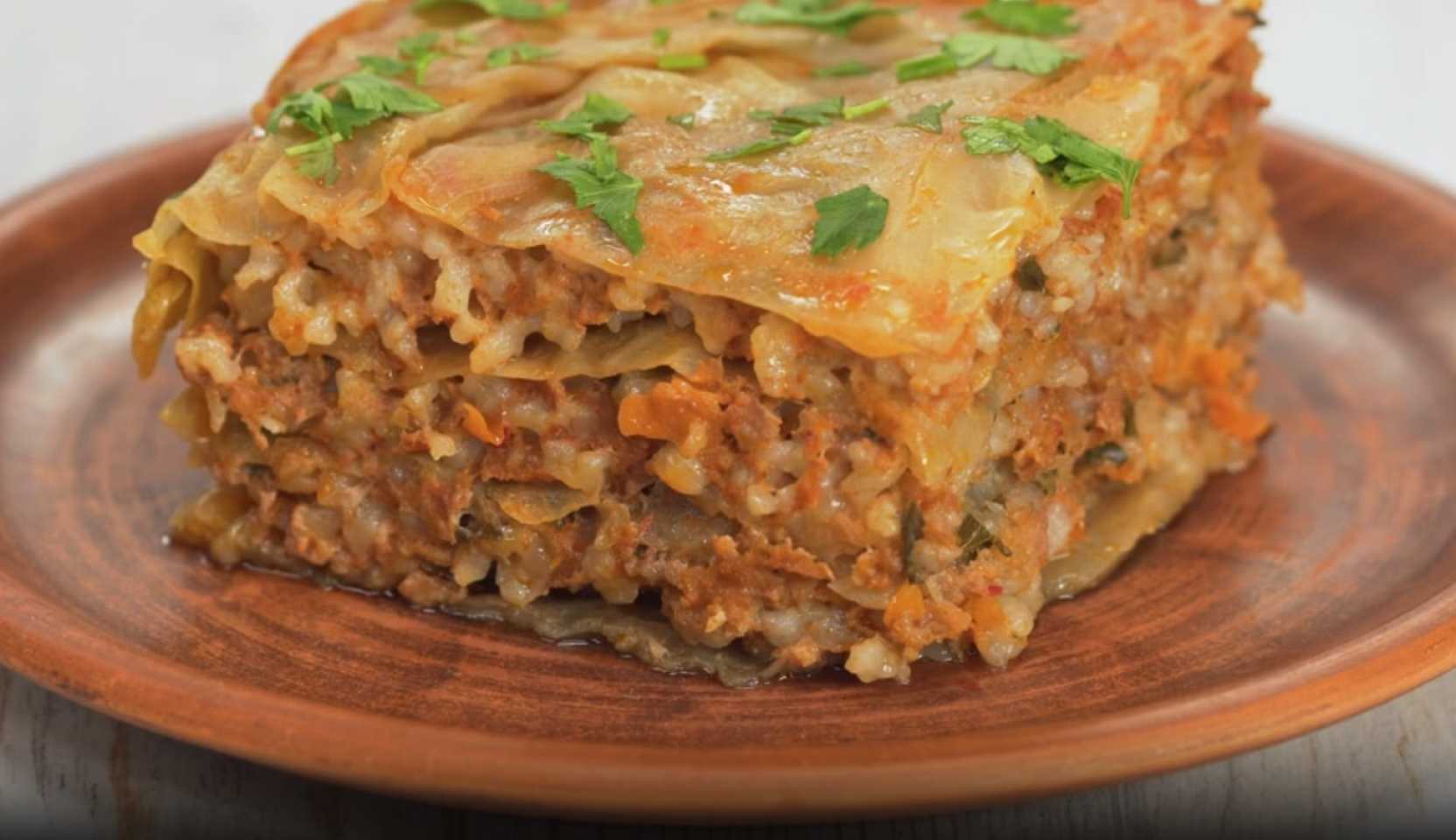 Image du plat : Chou en cocotte avec viande hachée