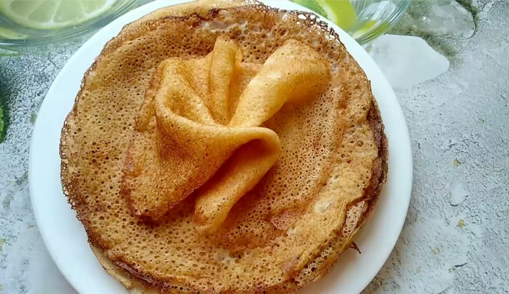 Image du plat : Crêpes dentelées au lait