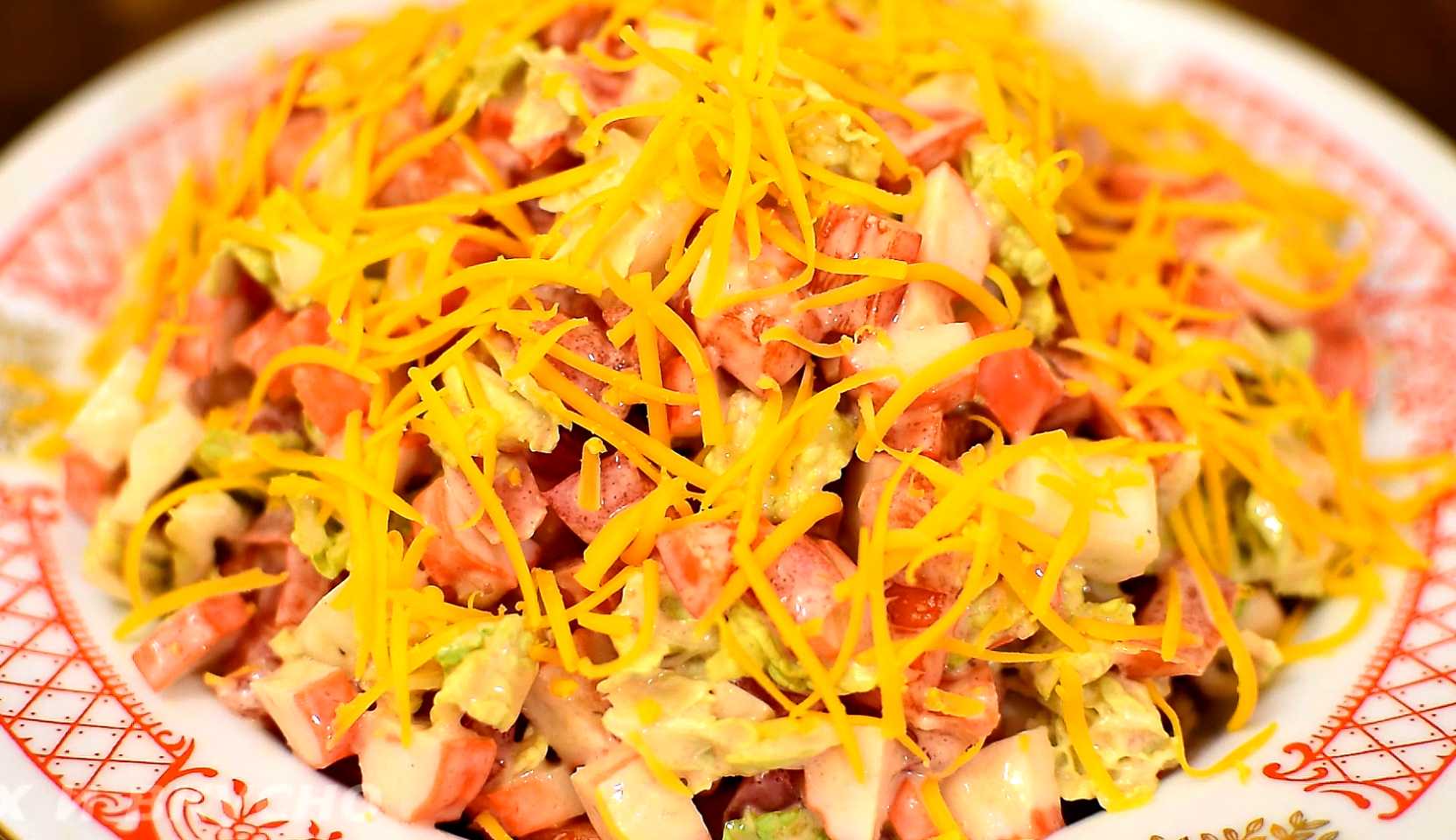 Image du plat : Salade de crabe sans œufs ni maïs