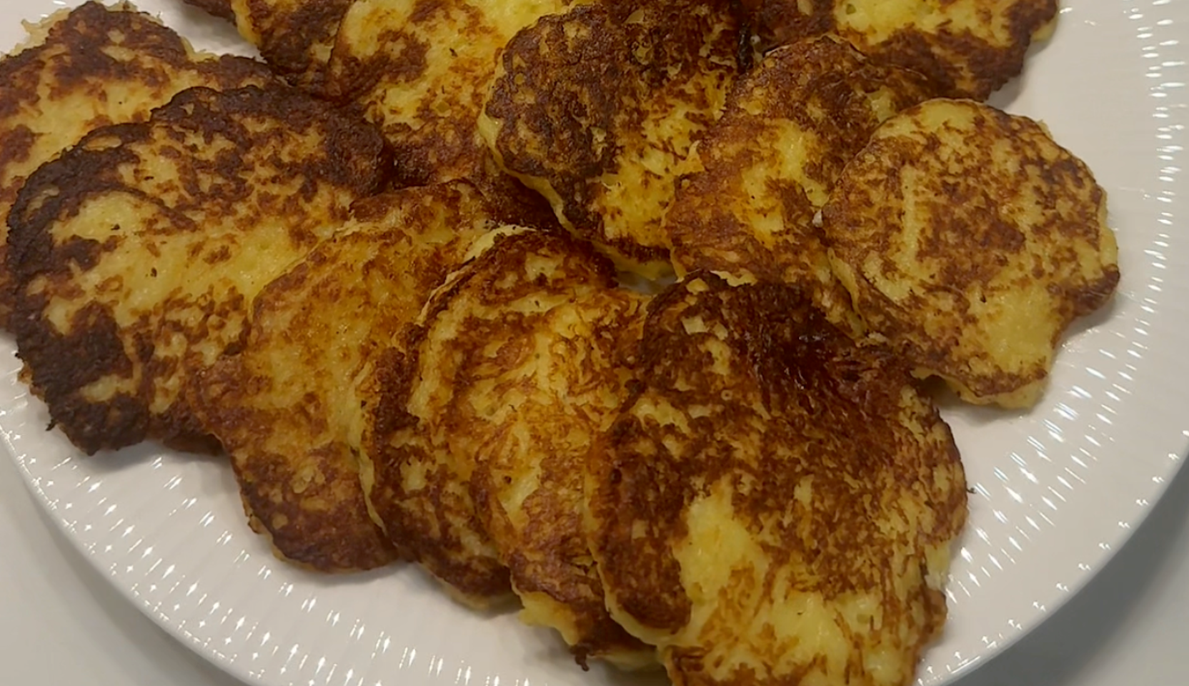 Image du plat : Galettes de pommes de terre à la crème fraîche sans farine