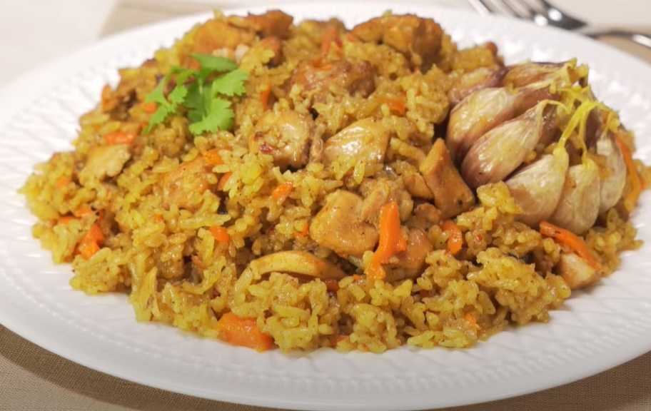 Recette : Poulet pilaf à la poêle