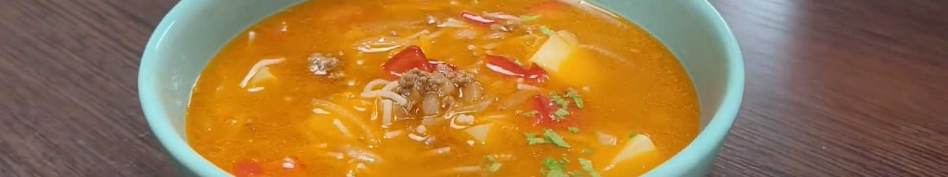 Soupe à la viande hachée