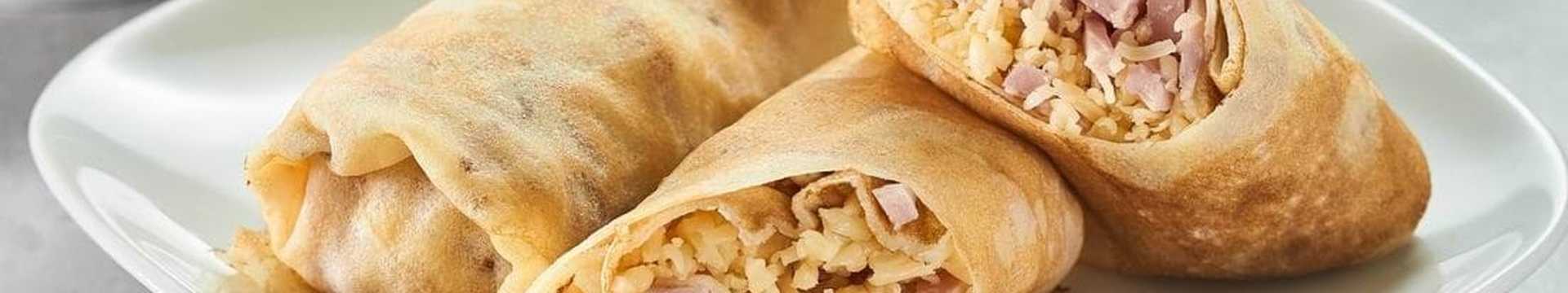 Crêpes au jambon et au fromage