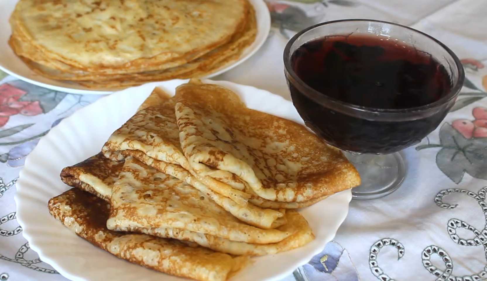 Image du plat : Crêpes au lait en poudre et aux œufs