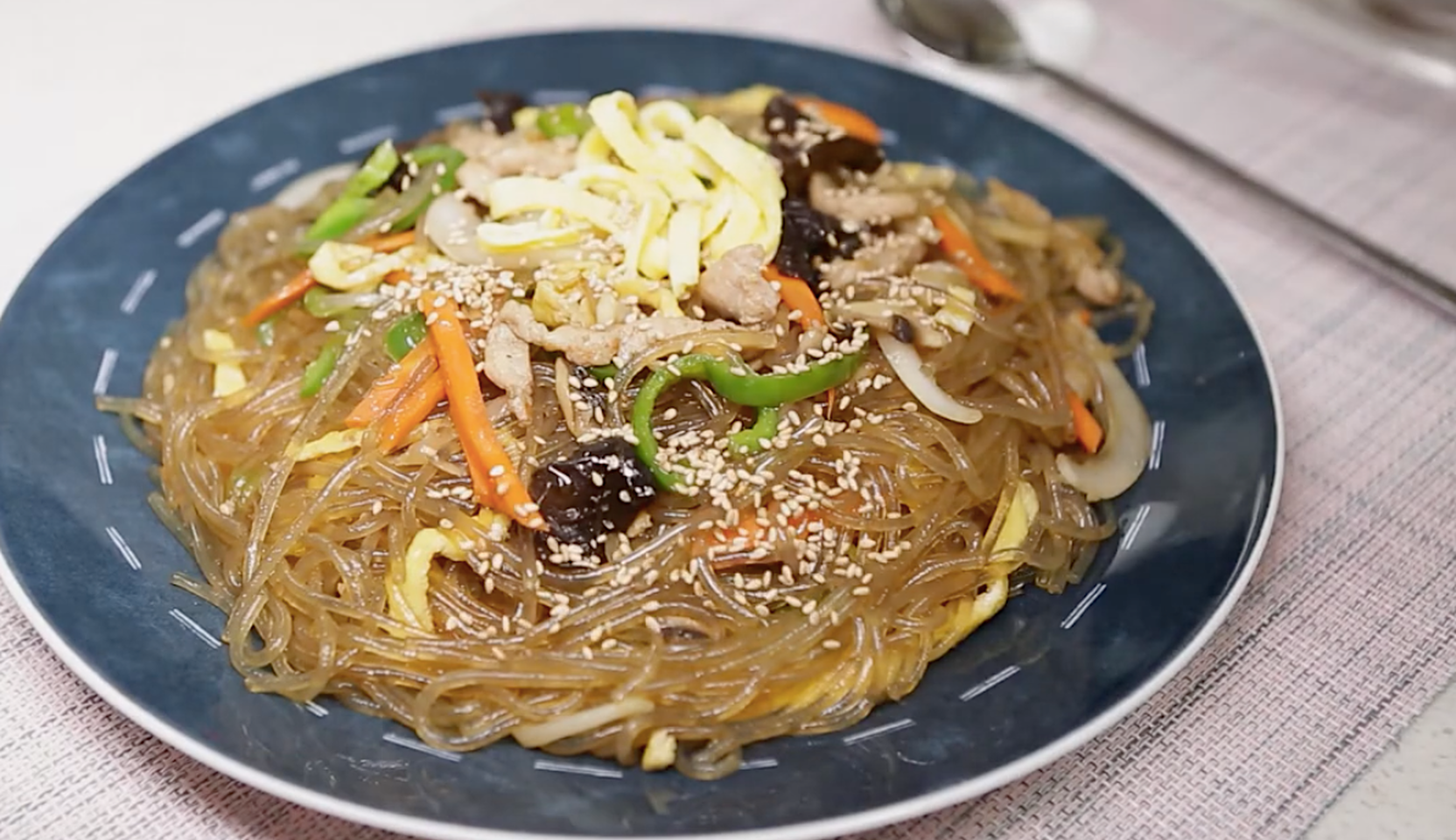 Image du plat : Japchae (nouilles de verre frites)