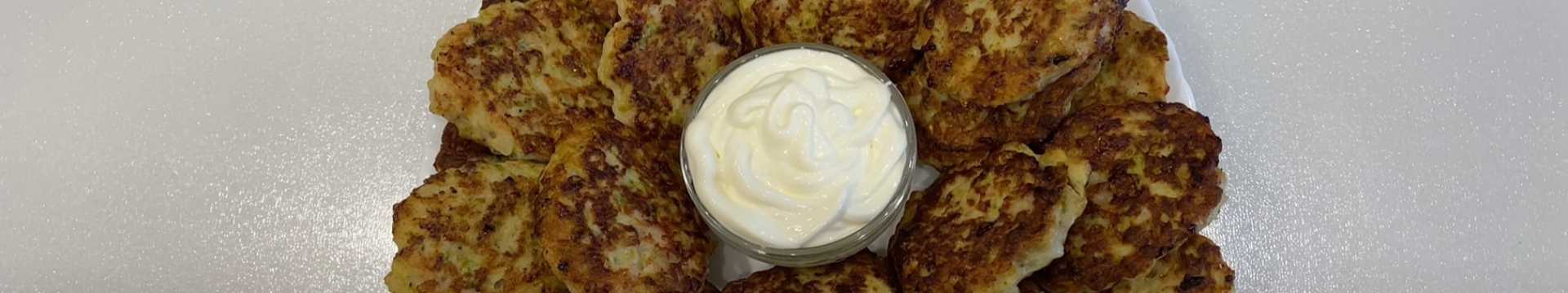 crêpes au poulet et aux courgettes