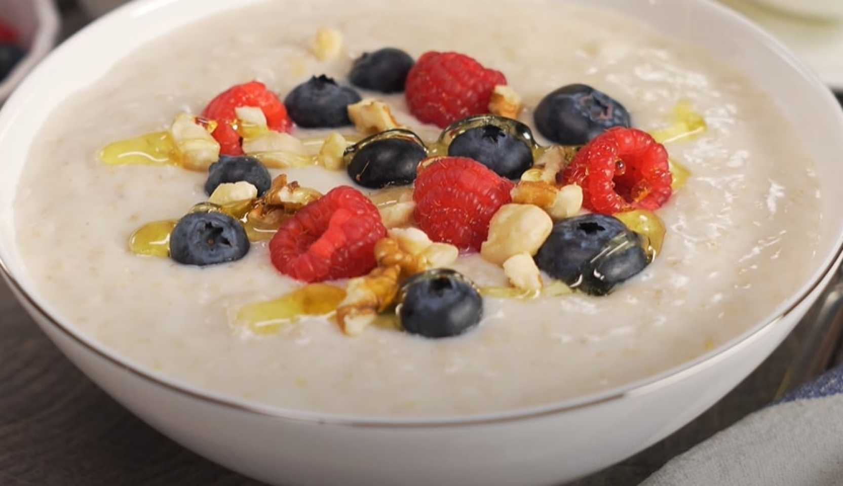 Image du plat : Porridge d'avoine au lait