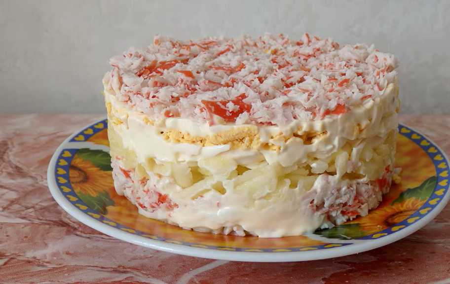 Recette : Salade de crabe aux pommes
