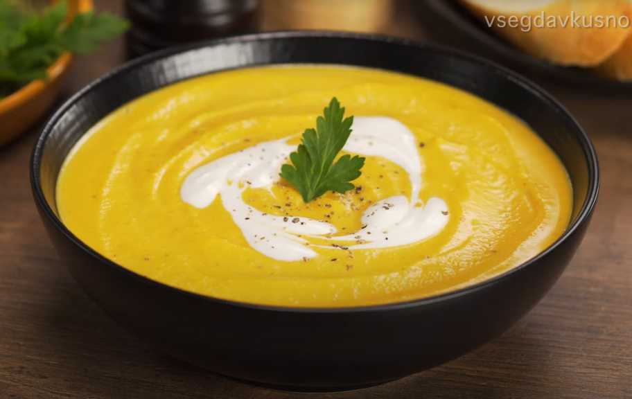 Recette : Soupe crémeuse au potiron