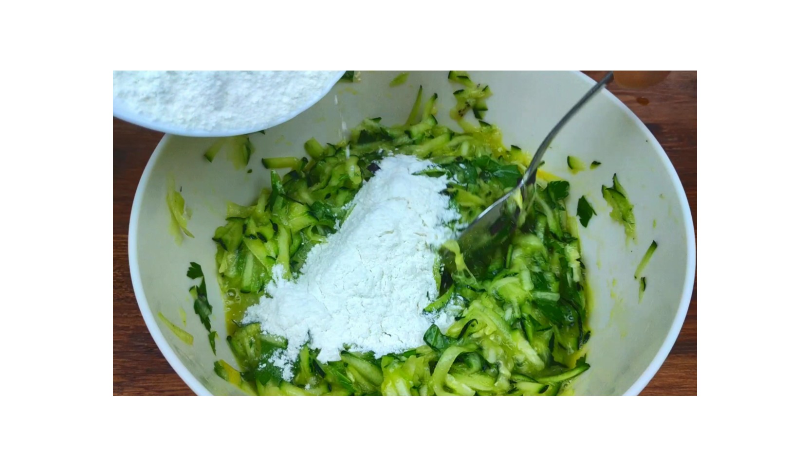 pâte à crêpes aux courgettes