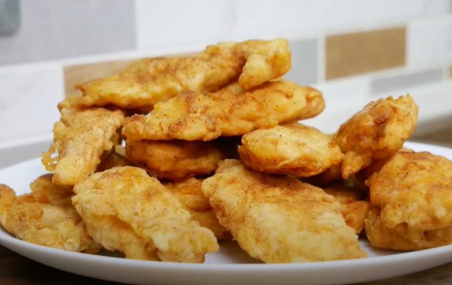 Recette : Poulet en pâte à frire à la poêle