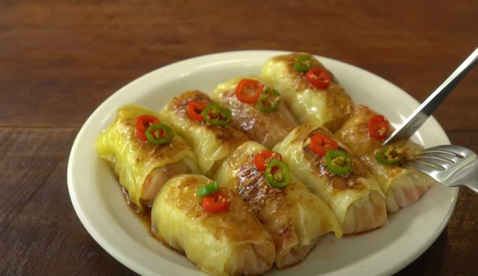 Image du plat : Mini choux farcis au poulet et aux pois chiches