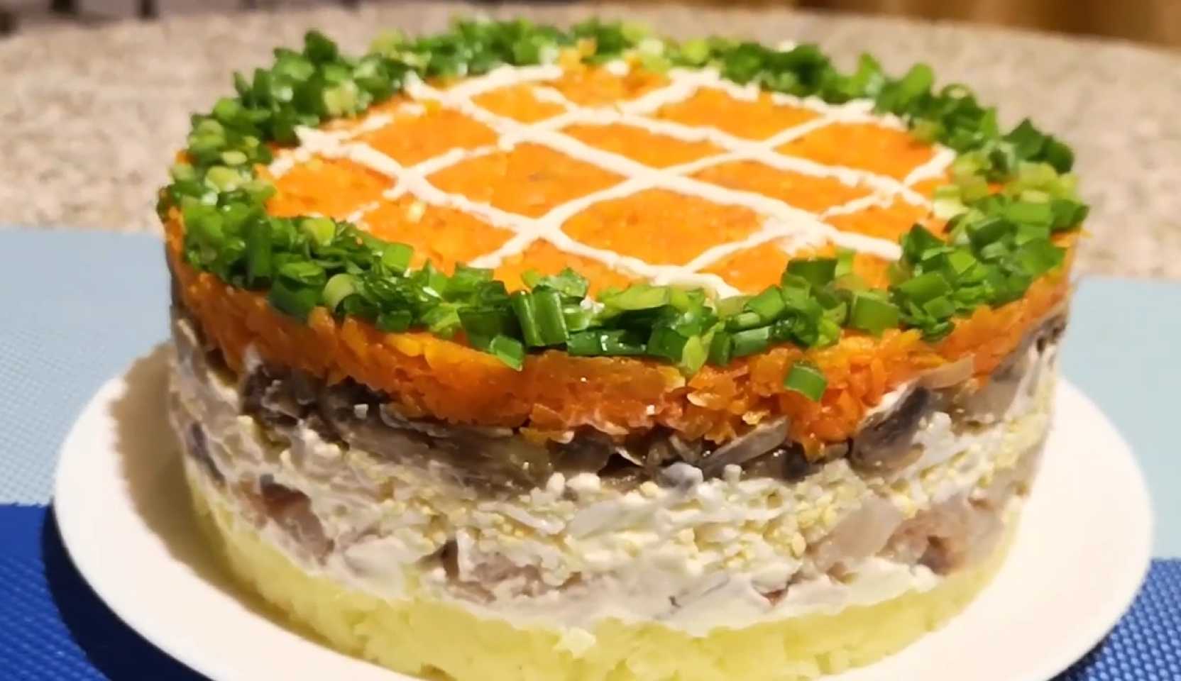 Image du plat : Hareng sous une peau de renard avec des champignons