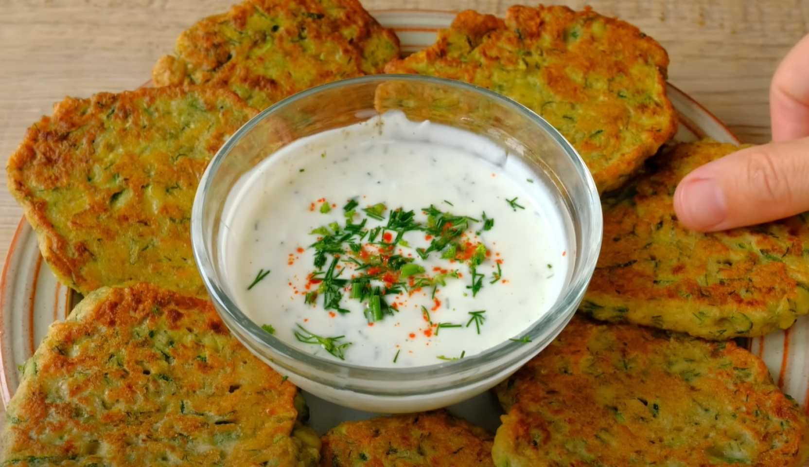 Image du plat : Beignets de courgettes végétaliens