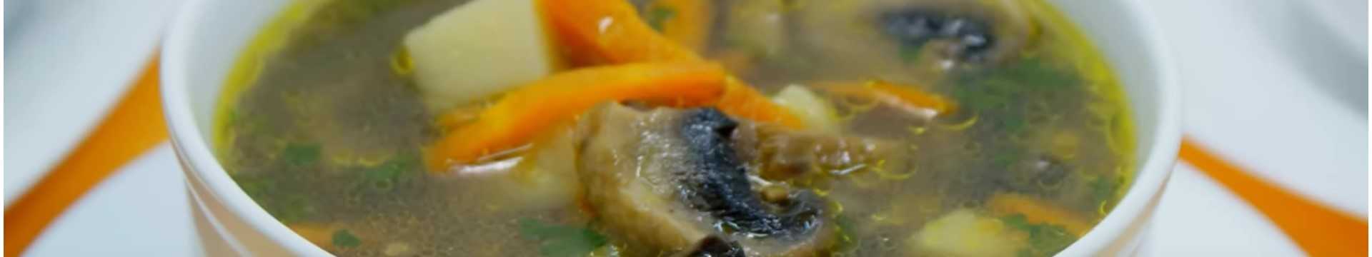 Soupe aux champignons et pommes de terre