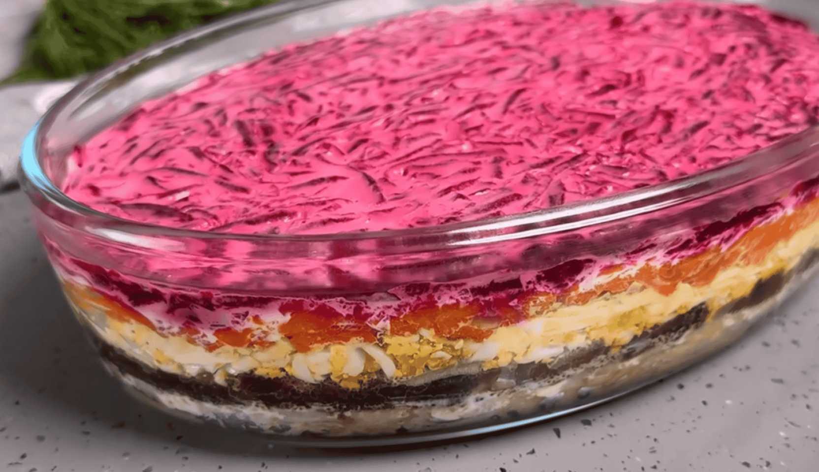 Image du plat : Hareng sous un manteau de fourrure avec du caviar