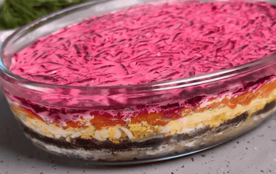 Recette : Hareng sous un manteau de fourrure avec du caviar