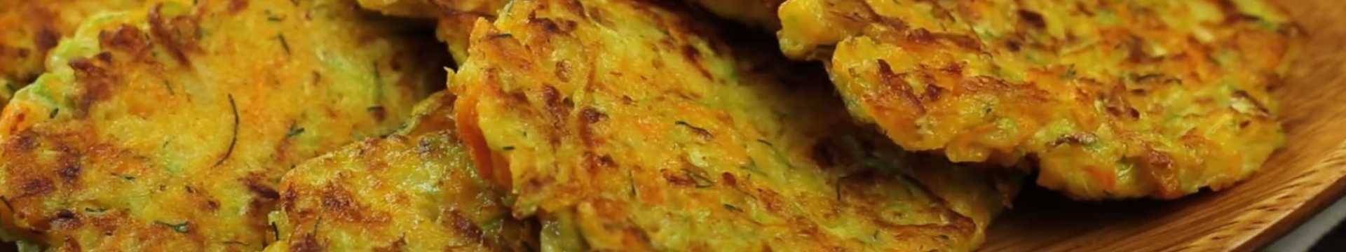 Crêpes de courgettes et de carottes à la poêle