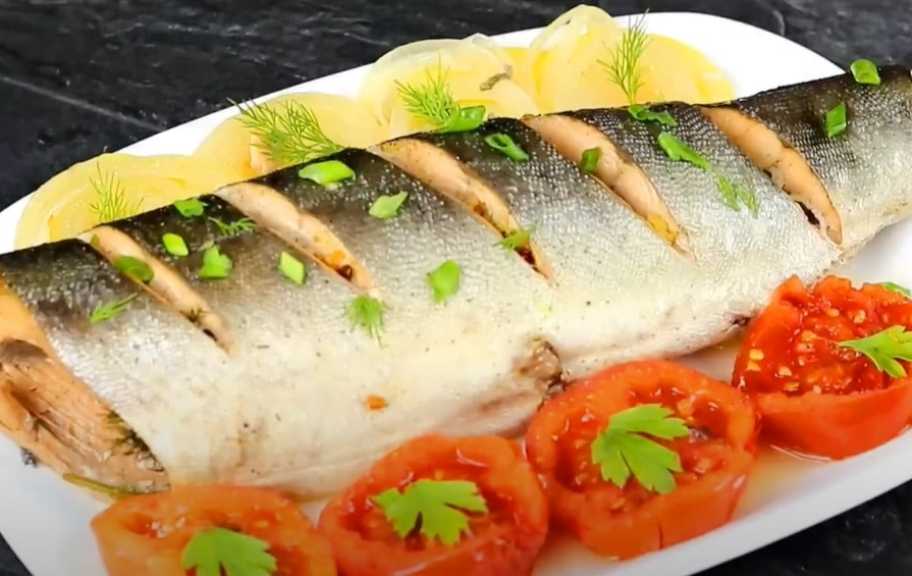 Recette : Saumon rose cuit au four