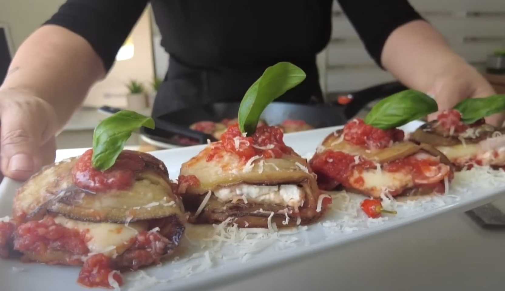 Image du plat : Aubergines farcies à la poêle