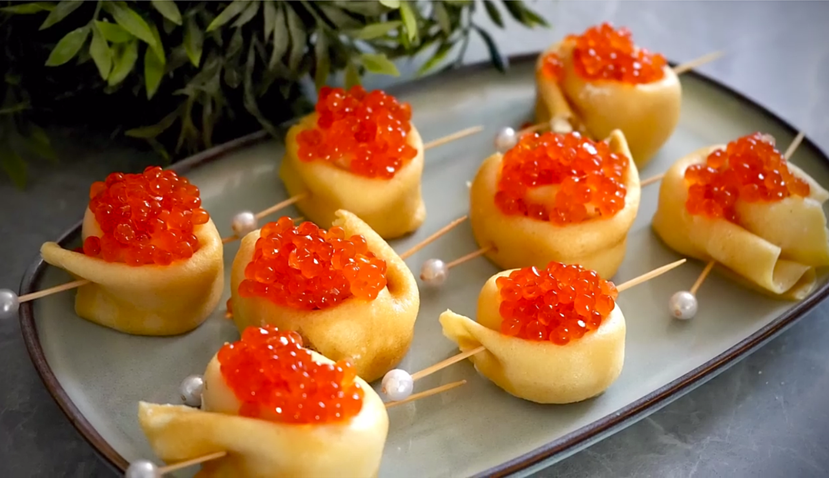 Image du plat : Crêpes au caviar