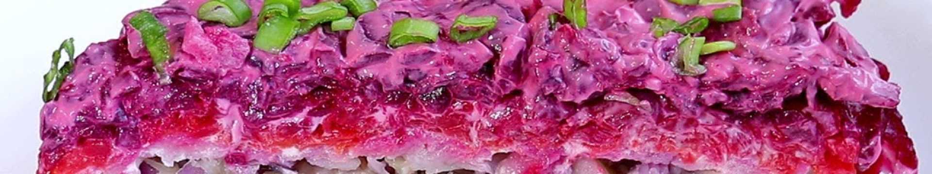 Hareng sous un manteau de fourrure sans carottes