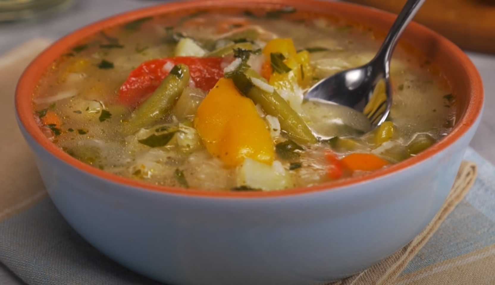 Image du plat : Soupe au poulet et aux légumes