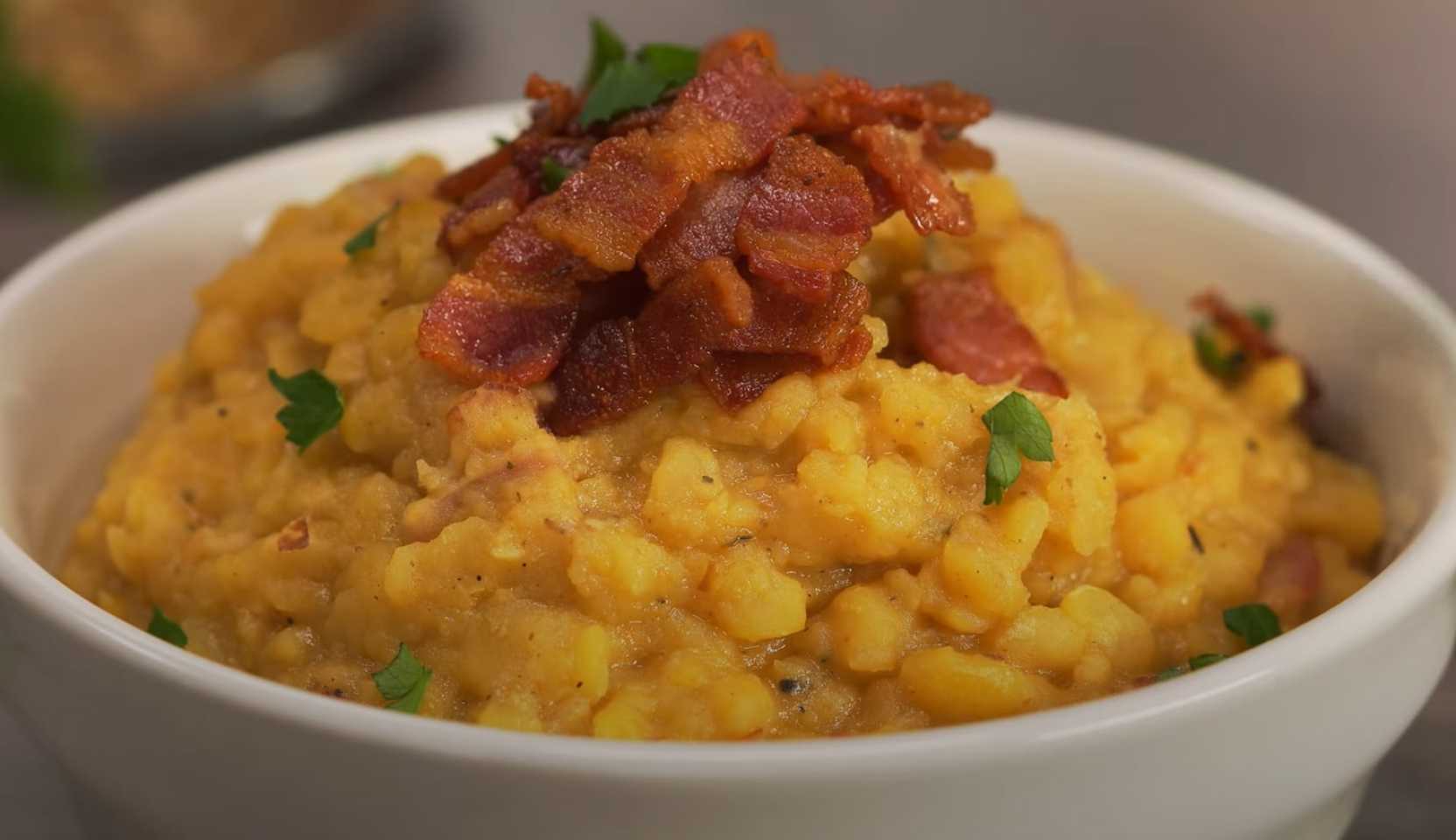 Image du plat : Bouillie de pois au bacon