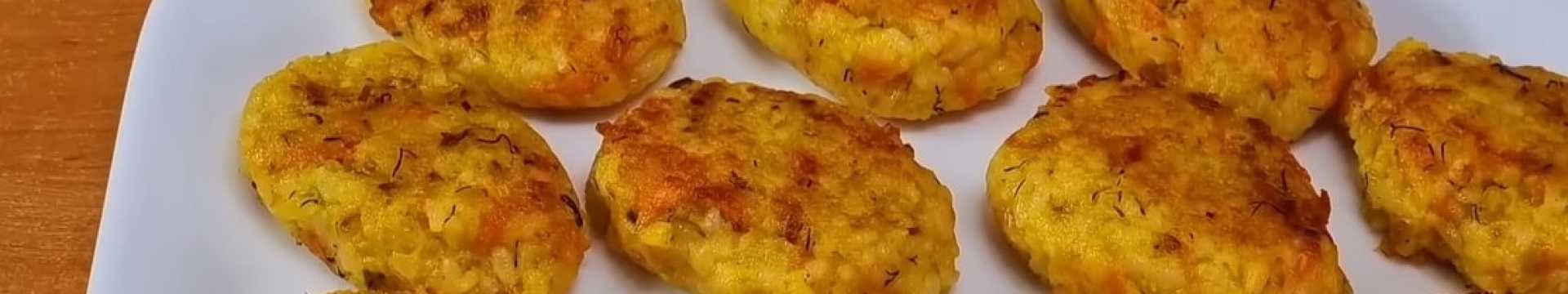 galettes de riz et de pommes de terre