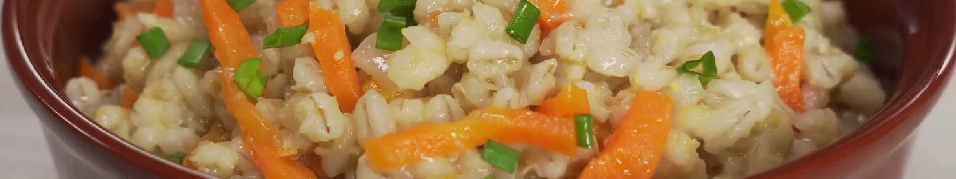 Bouillie d'orge aux légumes