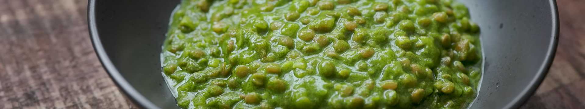 Lentilles aux épinards