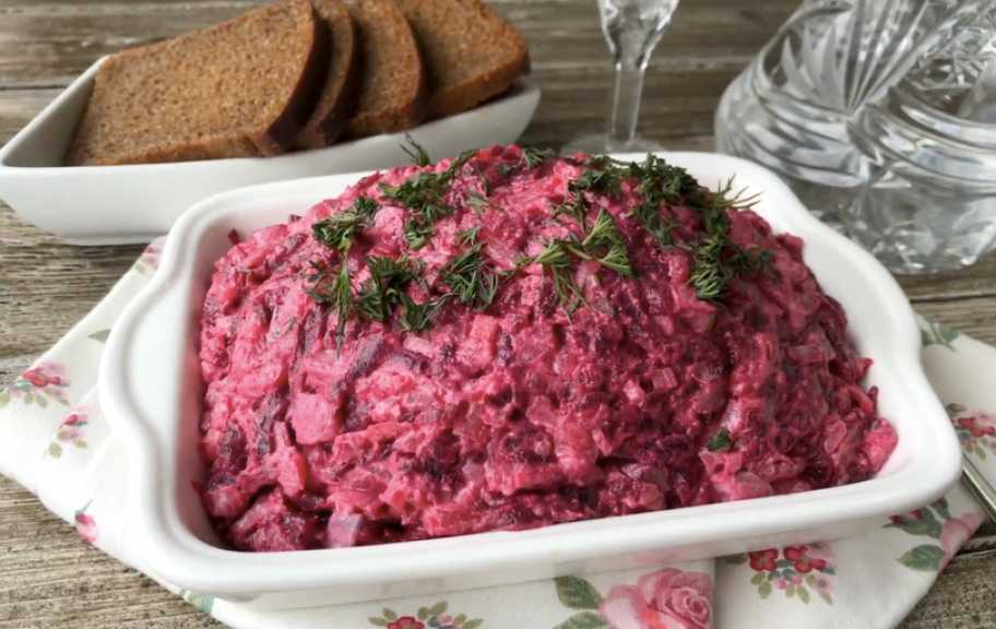 Recette : Hareng paresseux sous un manteau de fourrure