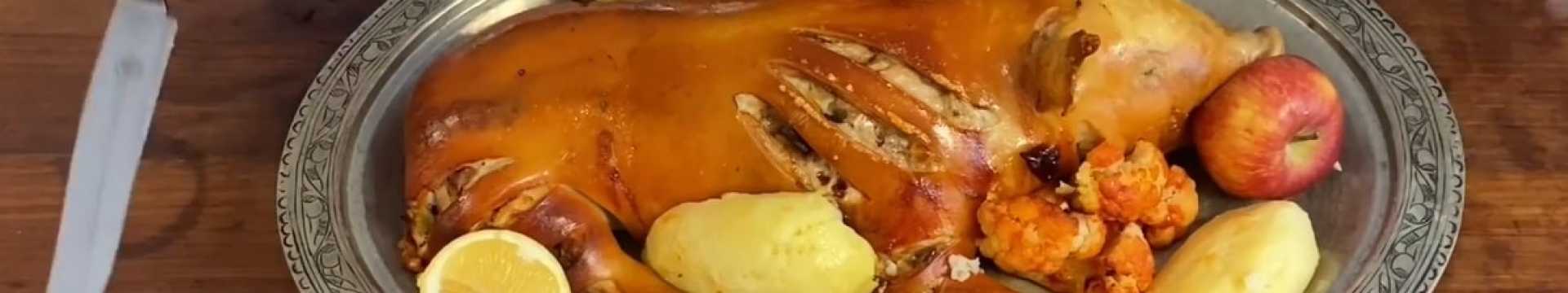 Cochon de lait rôti