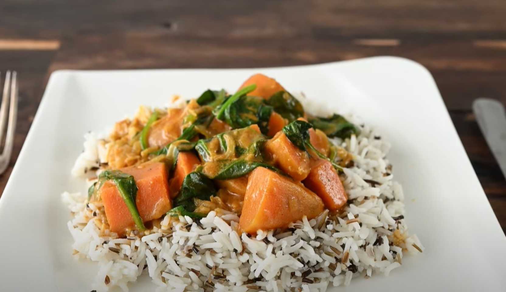 Image du plat : Patates douces au lait de coco