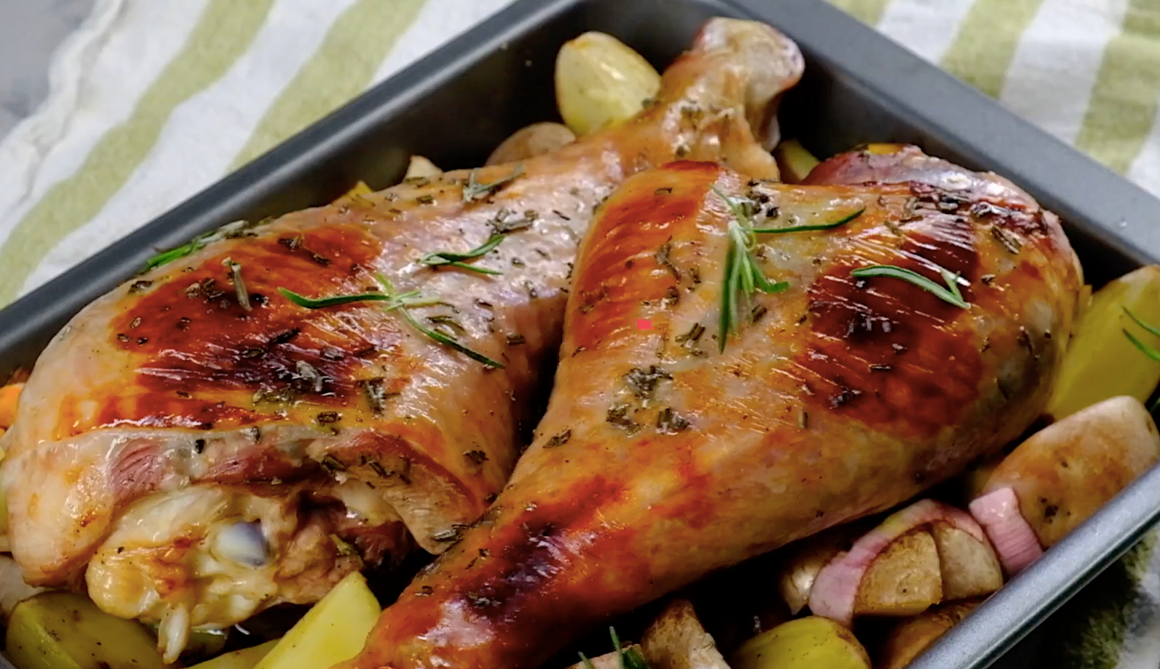 Image du plat : Pilon de dinde avec pommes de terre