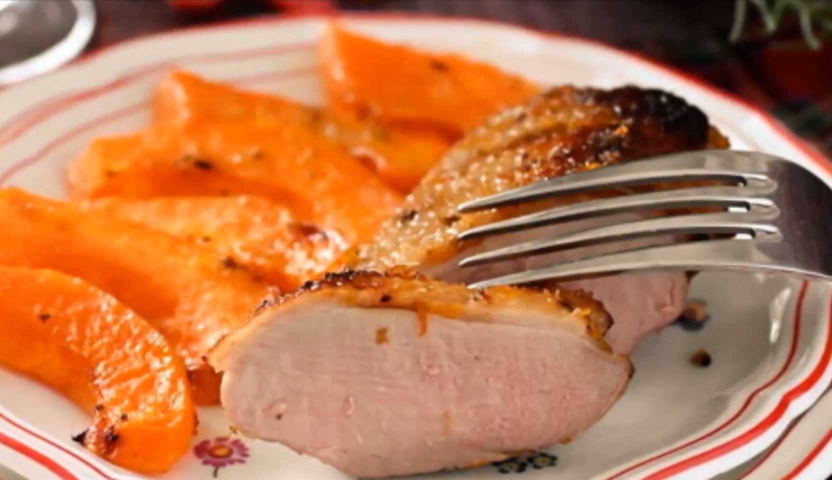 Image du plat : Magret de canard au potiron au four