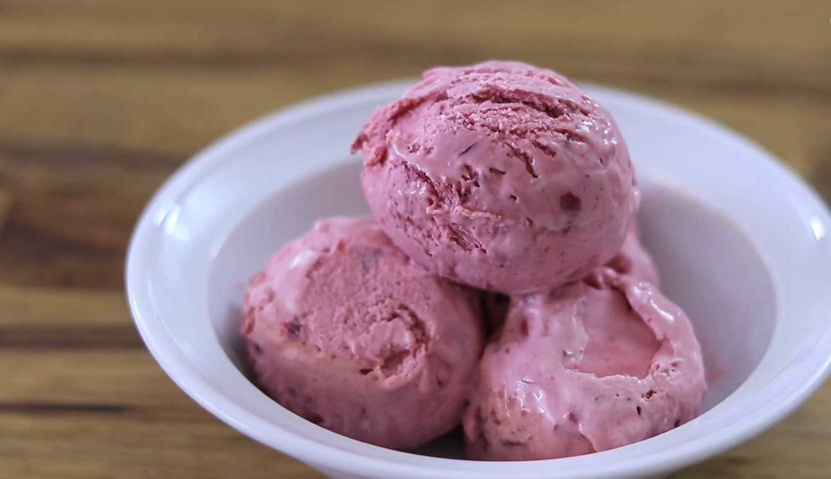 Image du plat : Glace à la cerise maison