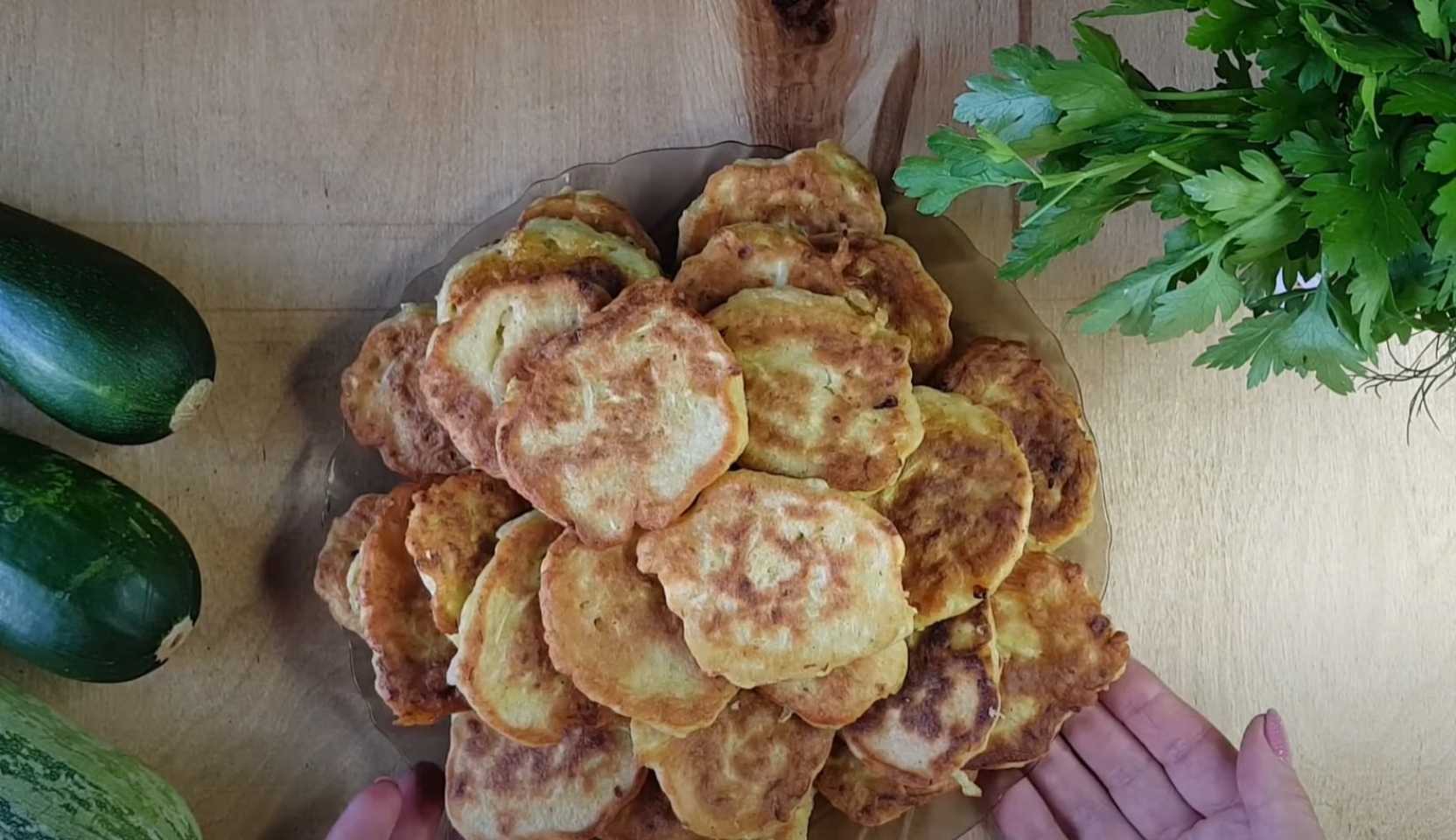 Image du plat : Crêpes de courgettes à la levure