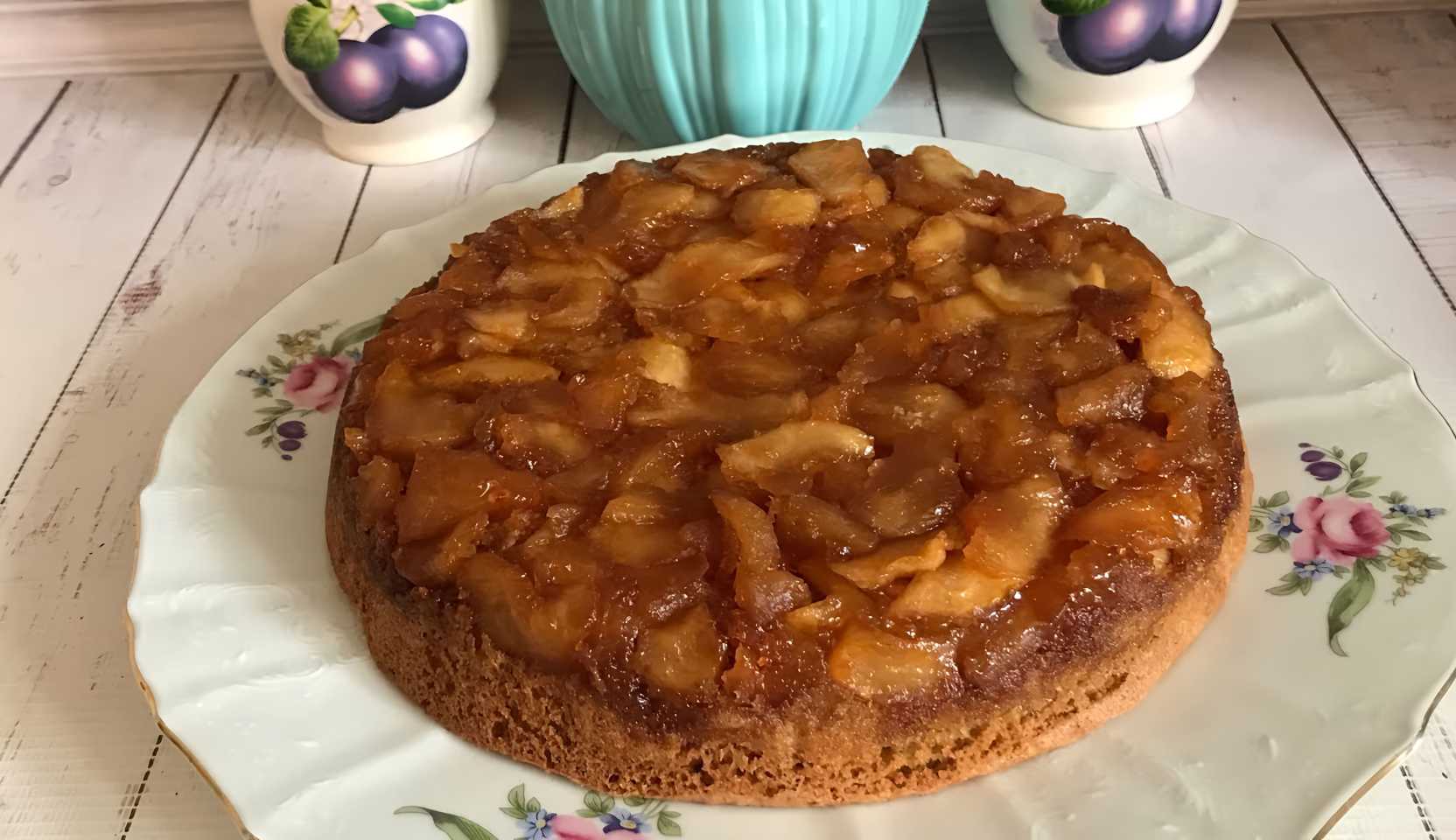 Image du plat : Tarte aux pommes et caramel