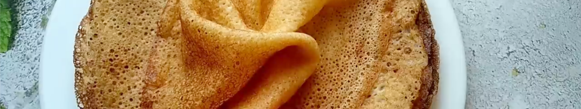 Crêpes dentelées au lait