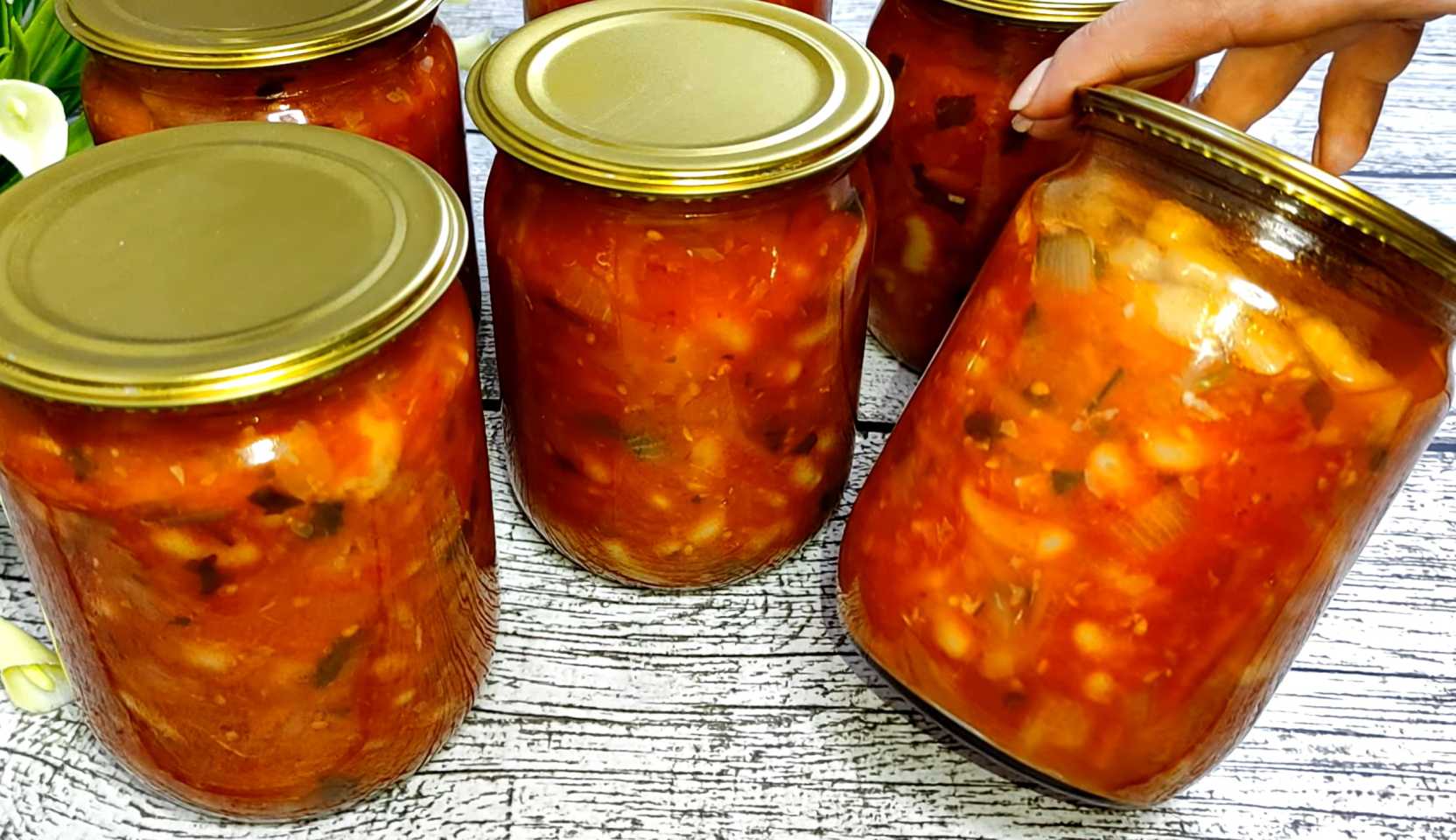 Image du plat : Solyanka aux haricots pour l’hiver