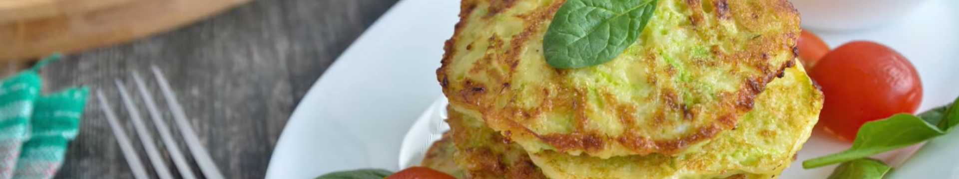 Crêpes de courgettes à la semoule