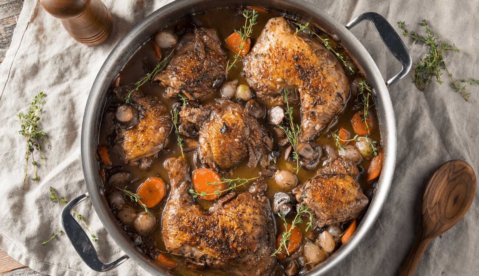 Image du plat : Coq au vin