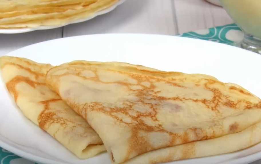 Recette : Crêpes fines au lait