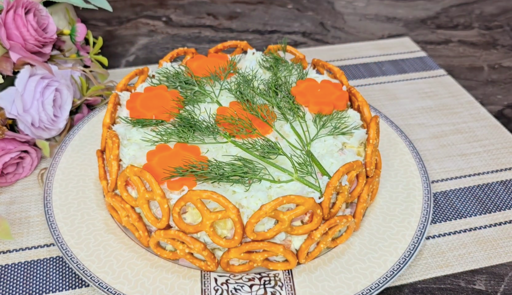 Image du plat : Salade Olivier en couronne
