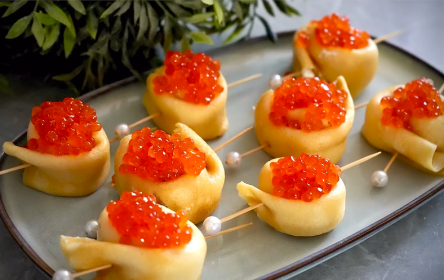 Recette : Crêpes au caviar