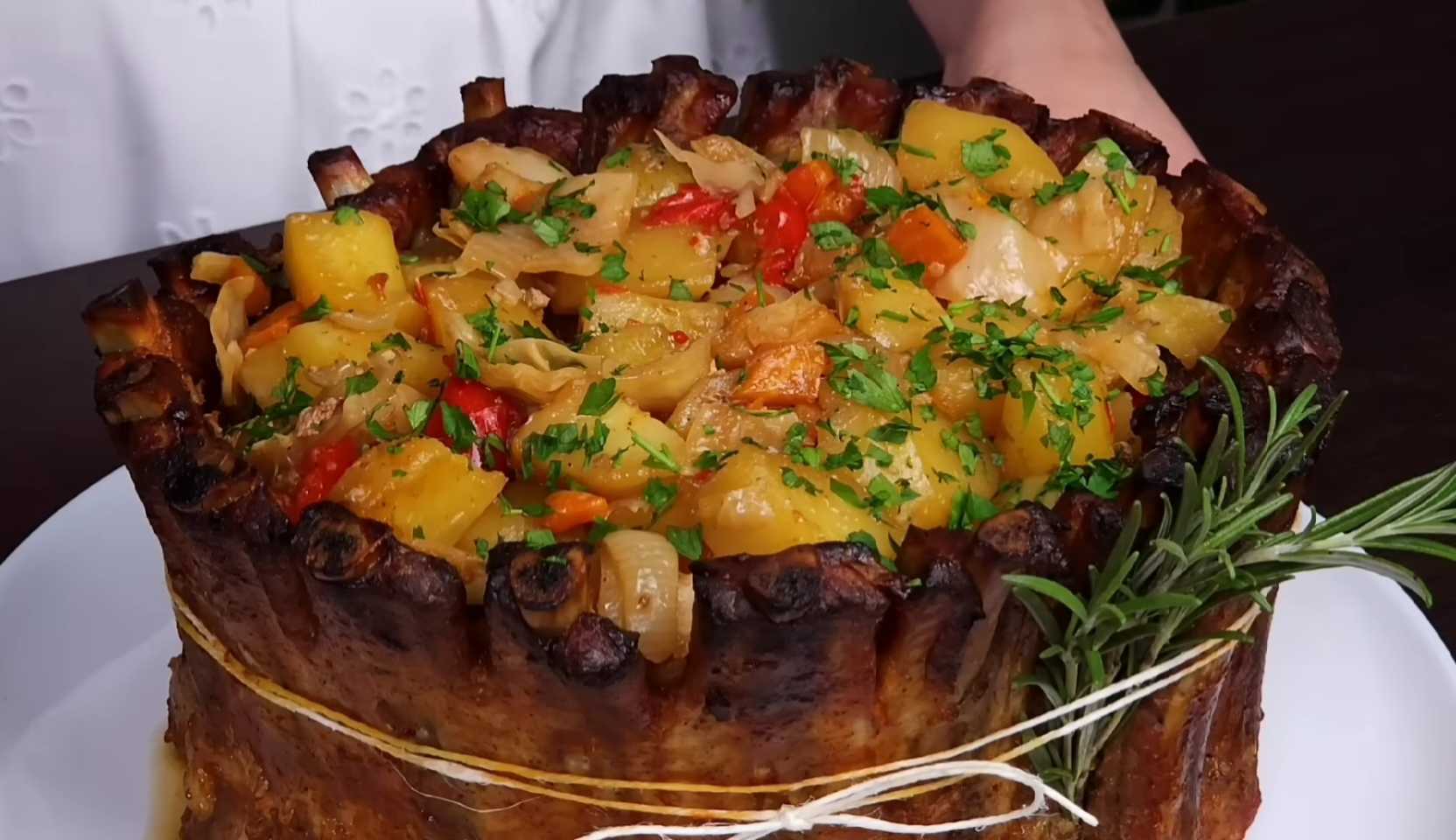 Image du plat : Côtes de porc aux légumes