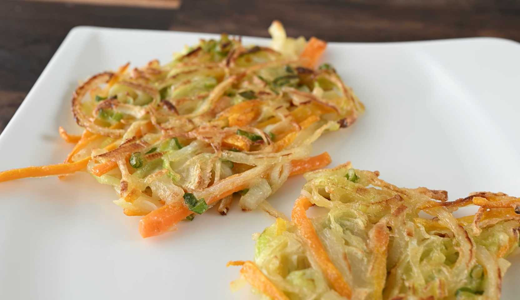 Image du plat : Crêpes aux oignons et aux poireaux